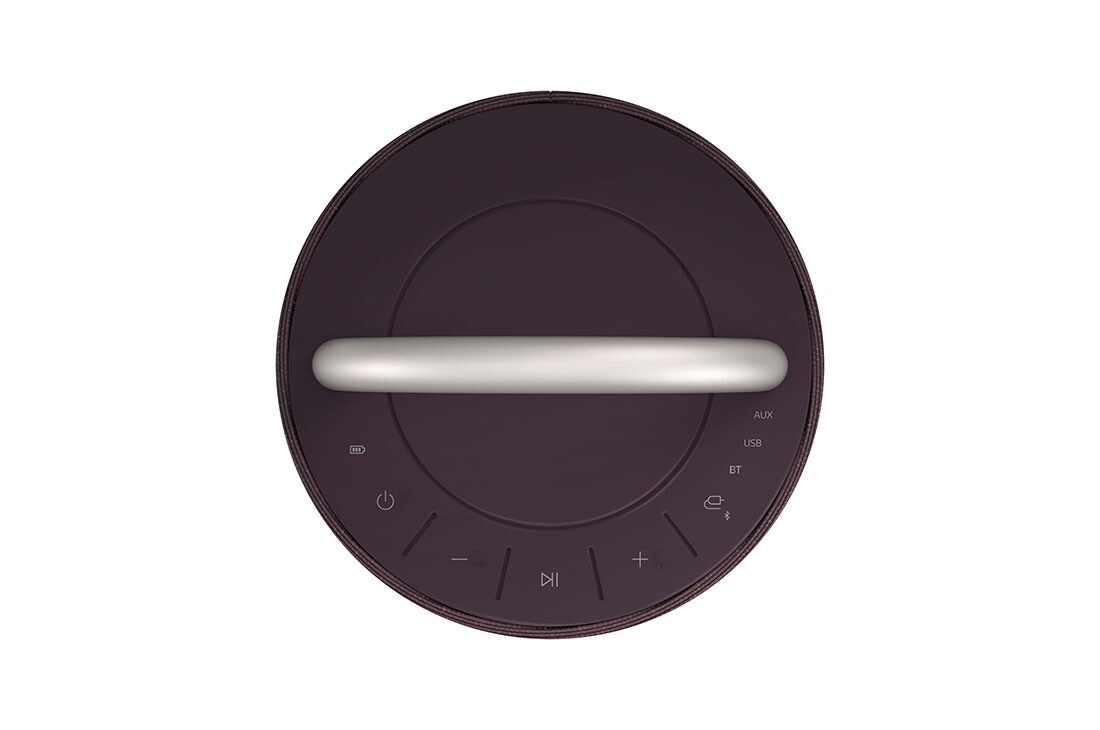 LG XBOOM 360 RP4 Burgundieša, skats no augšpuses, RP4, thumbnail 8