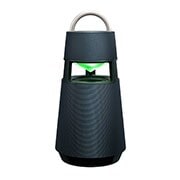 LG XBOOM 360 RP4G Zilzaļš, Slīpi no priekšpuses ar ieslēgtu zaļu apgaismojumu, RP4G, thumbnail 10