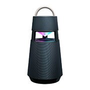 LG XBOOM 360 RP4G Zilzaļš, Slīpi no priekšpuses ar ieslēgtu violetu pakāpenisku apgaismojumu, RP4G, thumbnail 12