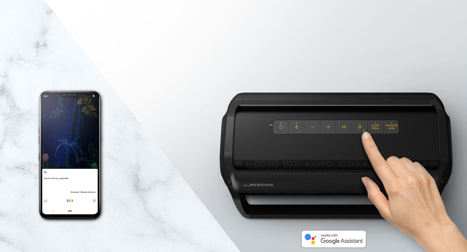 Balss komandas attālinātai vadībai