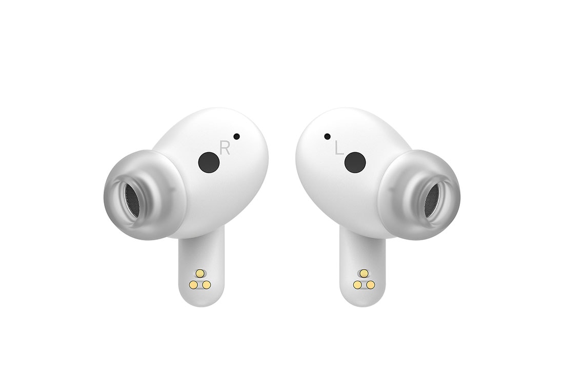 LG TONE Free DFP5W, Skats no aizmugures uz austiņām, kuru uzgaļi pavērsti viens pret otru., TONE-DFP5W, thumbnail 4