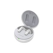 LG TONE Free DFP5W, Slīps 15&nbsp;grādu skats no augšpuses uz atvērtu futrāli ar ieslēgtu noskaņojuma apgaismojumu., TONE-DFP5W, thumbnail 13