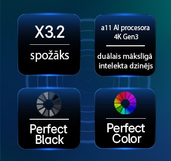 LG OLED evo AI C6 ar Hyper Radiant Color Tech nodrošina nevainojamus melnos toņus, nevainojamas krāsas, pateicoties Perfect Black un Perfect Color tehnoloģijām, 3,2 reizes spožāku displeju un alpha 11 AI procesoru 4K Gen3 ar duālo mākslīgā intelekta dzinēju.