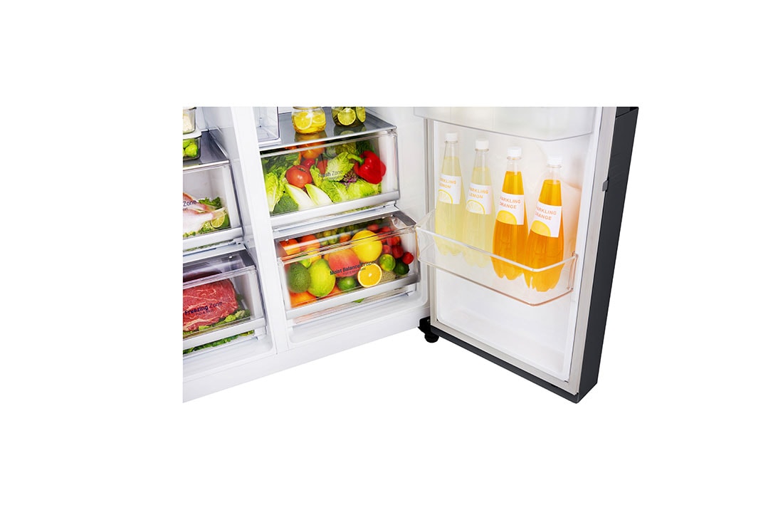 LG 625L No-Frost Side-by-Side ledusskapis, platums 91,2cm, augstums 179cm , LG Ledusskapji GSJ761MCUZ thumbnail 8, GSJ761MCUZ, thumbnail 8