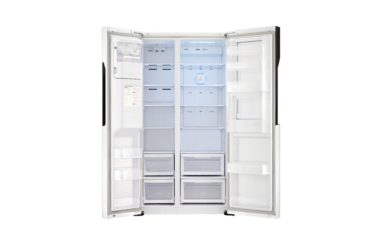 LG  Side-by-Side ledusskapis ar Door-in-Door™ sisteēmu., GS9366SWQVD, thumbnail 2