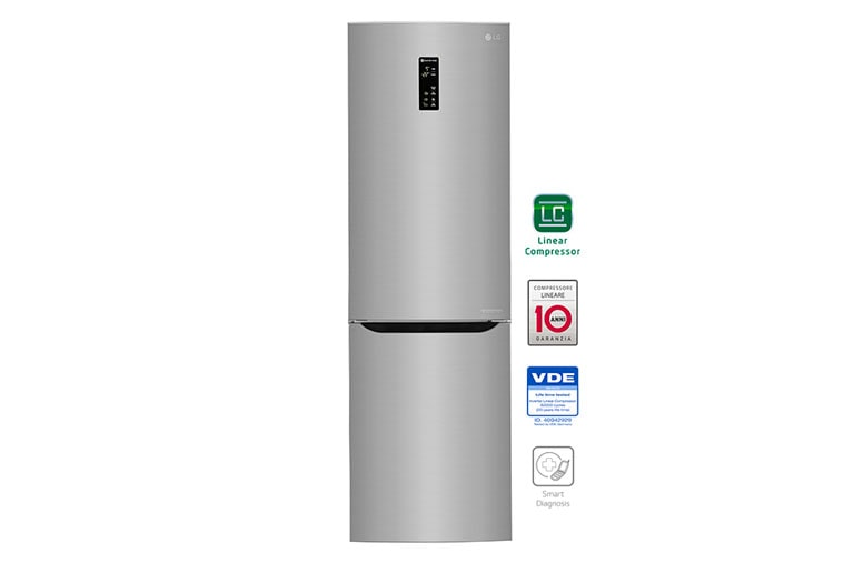 LG  ledusskapis, GBB60PZFZS, thumbnail 1