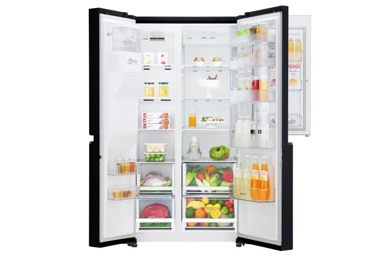 LG F klases ledusskapis ar Door-in-Door™, GSJ760WBXV, thumbnail 6