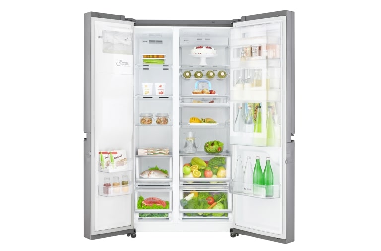 LG 625 l No-Frost Side-by-Side ledusskapis, platums 91,2 cm, augstums 179 cm , GSJ960PZBZ, thumbnail 2