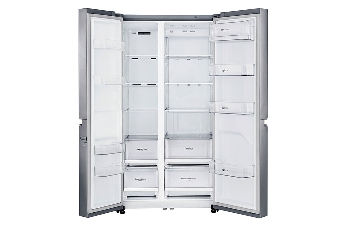LG 642L No-Frost Side-by-Side ledusskapis, platums 91,2cm, augstums 179cm , GSB760PZXZ, thumbnail 11