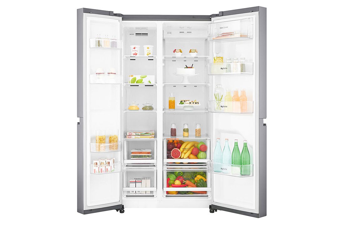 LG 642L No-Frost Side-by-Side ledusskapis, platums 91,2cm, augstums 179cm , GSB760PZXZ, thumbnail 2