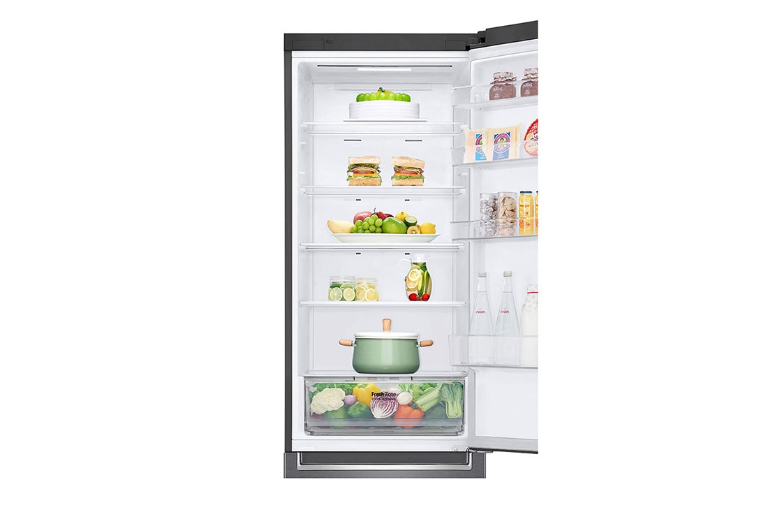 LG Ledusskapis | 2.03m | 384L | Tumši pelēks | E klase | DoorCooling | Total No Frost | GBP32DSKZN, GBP32DSKZN, thumbnail 6