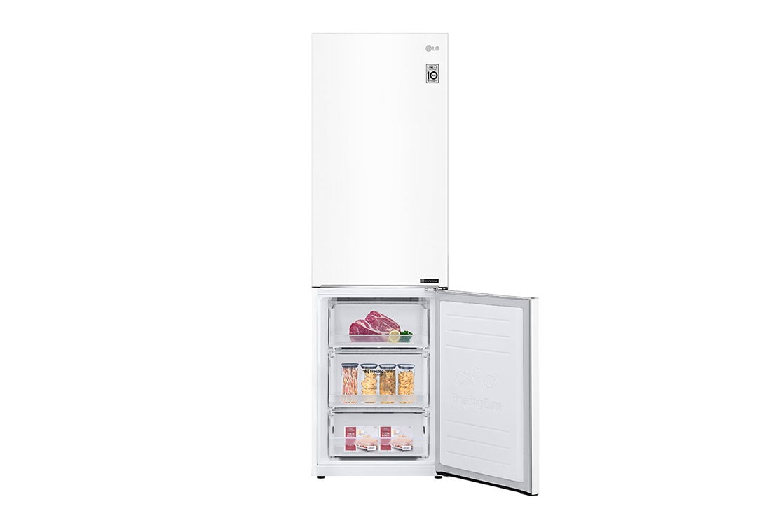 LG Ledusskapis | 1.86m | 341L | Balts | E klase | DoorCooling | Total No Frost | GBB61SWJMN, GBB61SWJMN, thumbnail 5