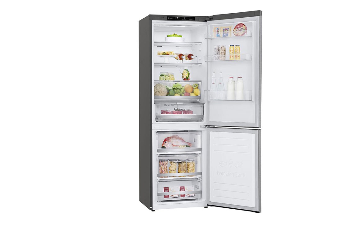 LG Ledusskapis | 1.86m | 341L | Pelēks | E klase | DoorCooling | Total No Frost | GBB71PZEMN, GBB71PZEMN, thumbnail 11
