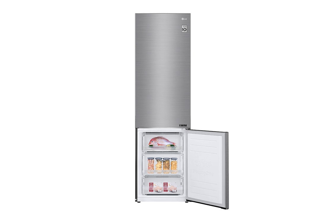 LG Ledusskapis | 2.03m | 384L | Pelēks | E klase | DoorCooling | Total No Frost | GBB72PZEMN, GBB72PZEMN, thumbnail 12