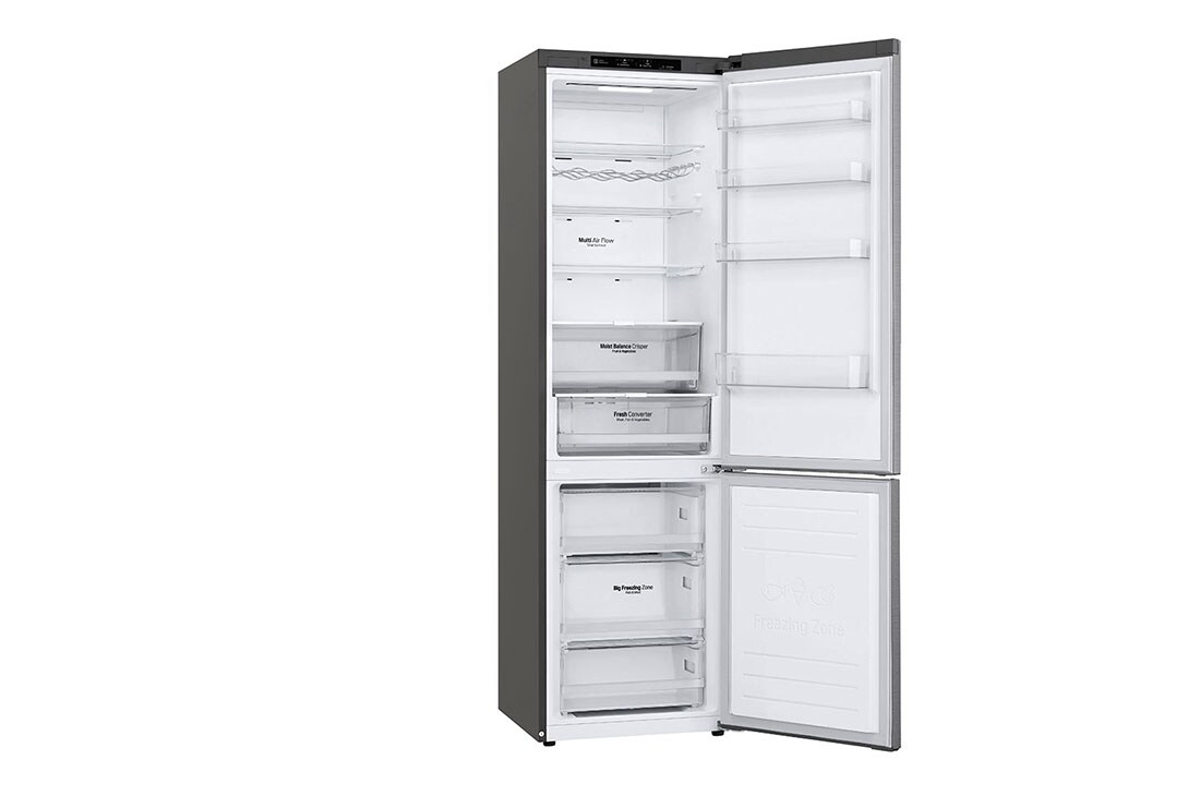 LG Ledusskapis | 2.03m | 384L | Pelēks | E klase | DoorCooling | Total No Frost | GBB72PZEMN, GBB72PZEMN, thumbnail 13