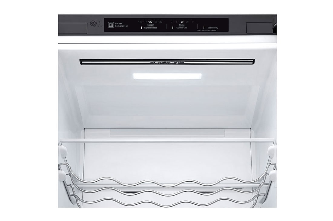 LG Ledusskapis | 2.03m | 384L | Pelēks | E klase | DoorCooling | Total No Frost | GBB72PZEMN, GBB72PZEMN, thumbnail 5