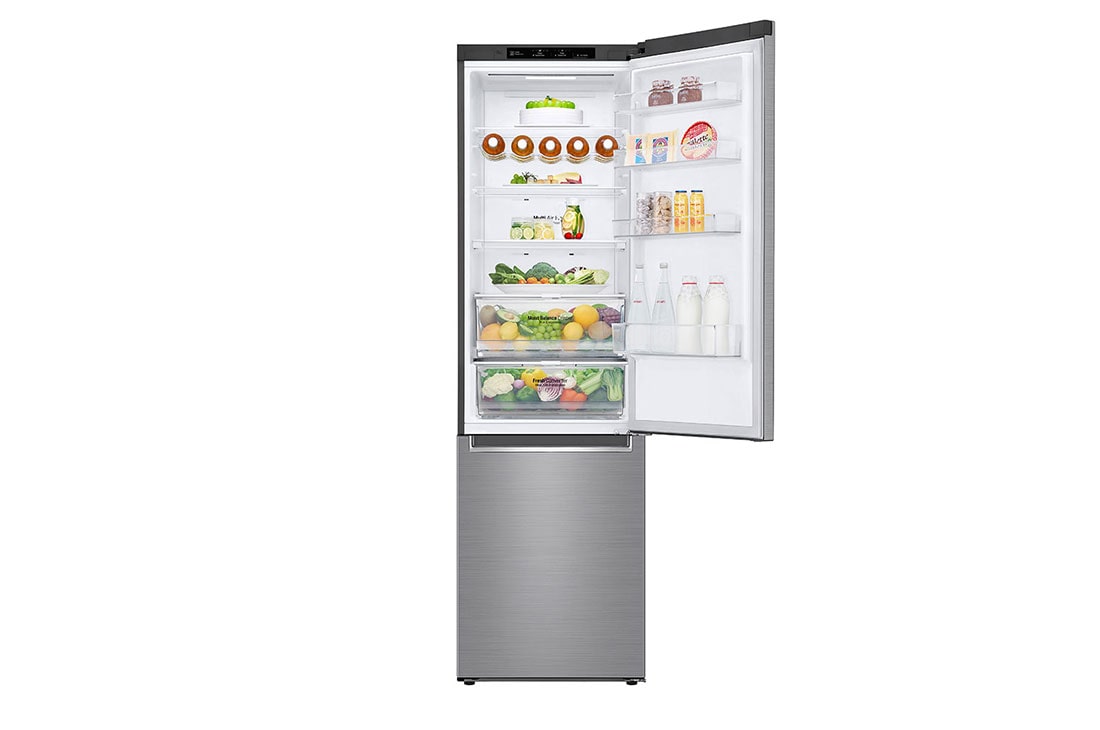 LG Ledusskapis | 2.03m | 384L | Pelēks | E klase | DoorCooling | Total No Frost | GBB72PZEMN, GBB72PZEMN, thumbnail 9