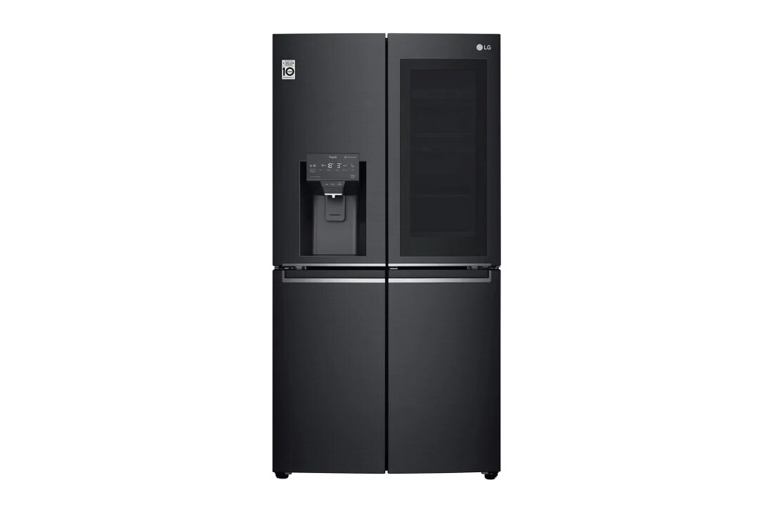 LG Side by side ledusskapis |InstaView Door-in-Door | 638L | augstums 1.79m | platums 91.3 cm | Melns |F klase| WiFi | DoorCooling | Total No Frost | GMX945MC9F, GMX945MC9F, GMX945MC9F, thumbnail 2