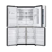 LG Side by side ledusskapis |InstaView Door-in-Door | 638L | augstums 1.79m | platums 91.3 cm | Melns |F klase| WiFi | DoorCooling | Total No Frost | GMX945MC9F, GMX945MC9F, GMX945MC9F, thumbnail 10