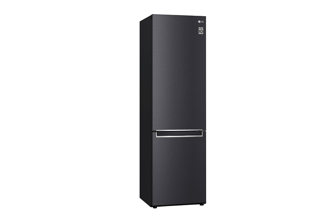 LG Ledusskapis | 2.03m | 384L | Melns | E klase | DoorCooling | Total No Frost | GBB62MCJMN, A++ klases ledusskapis, GBB62MCJMN, thumbnail 10