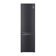 LG Ledusskapis | 2.03m | 384L | Melns | E klase | DoorCooling | Total No Frost | GBB62MCJMN, A++ klases ledusskapis, GBB62MCJMN, thumbnail 1