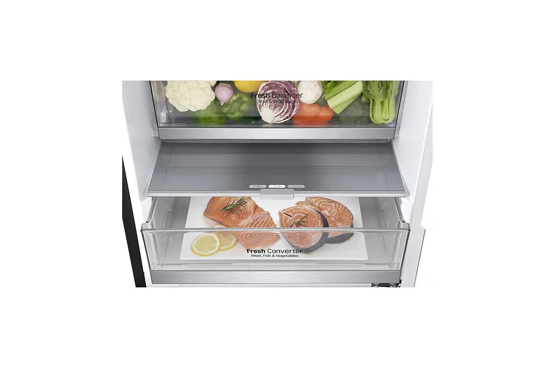 LG 7. sērijas 384 l No-Frost ledusskapis, augstums 203 cm, A+++ klases ledusskapis, GBB72MCVFN, thumbnail 6