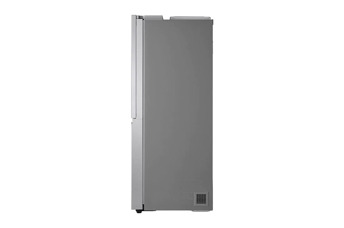 LG Side by side ledusskapis | 635L | augstums 1.79m | platums 91.3cm | Pelēks |E klase| WiFi | DoorCooling | Total No Frost | GSJV91BSAE, Sānu skats, GSJV91BSAE, thumbnail 14