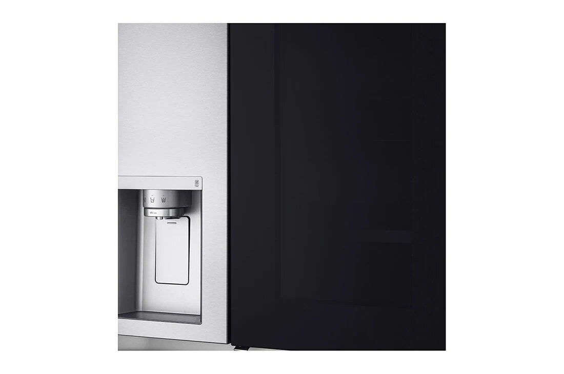 LG Side by side ledusskapis |InstaView Door-in-Door | 635L | augstums 1.79m | platums 91.3 cm | Pelēks |E klase| WiFi | DoorCooling | Total No Frost | GSXV90BSDE, skats uz atvilktni, GSXV90BSDE, thumbnail 6