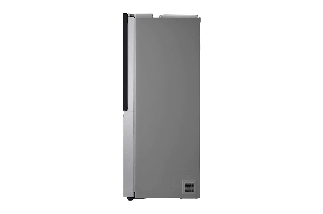 LG Side by side ledusskapis |InstaView Door-in-Door | 635L | augstums 1.79m | platums 91.3 cm | Pelēks |E klase| WiFi | DoorCooling | Total No Frost | GSXV90BSDE, Sānu skats, GSXV90BSDE, thumbnail 14