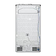 LG Side by side ledusskapis | 635L | augstums 1.79m | platums 91.3 cm | Melns |E klase| WiFi | DoorCooling | Total No Frost | GSJV91MCAE, skats no aizmugures, GSJV91MCAE, thumbnail 15