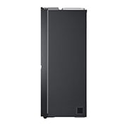 LG Side-by-Side ledusskapis | augstums 1.79m |  platums 91.3cm | 635L | Melns | E klase | DoorCooling+™ | FRESHBalancer™ , skats no kreisās puses, GSLV71MCLE, thumbnail 12