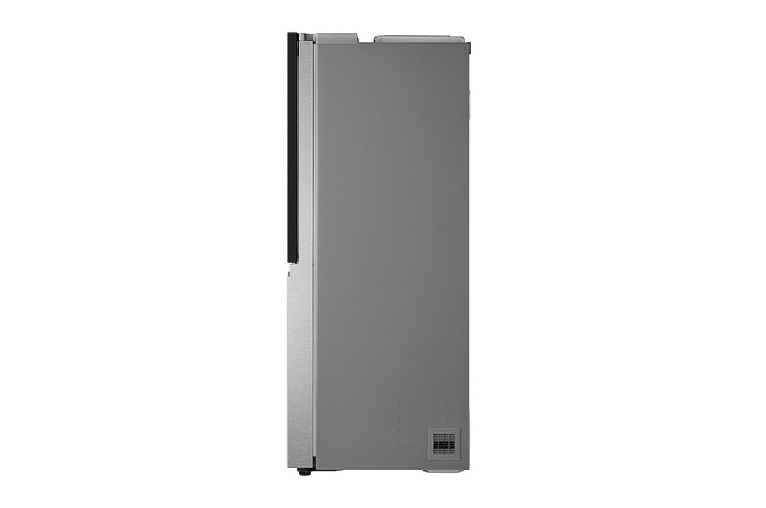 LG 635 l No-Frost Side-by-Side InstaView Door-in-Door™ ledusskapis, platums 91,3 cm, augstums 179 cm, Total No Frost, Sānu skats, GSXV90MBAE, thumbnail 14