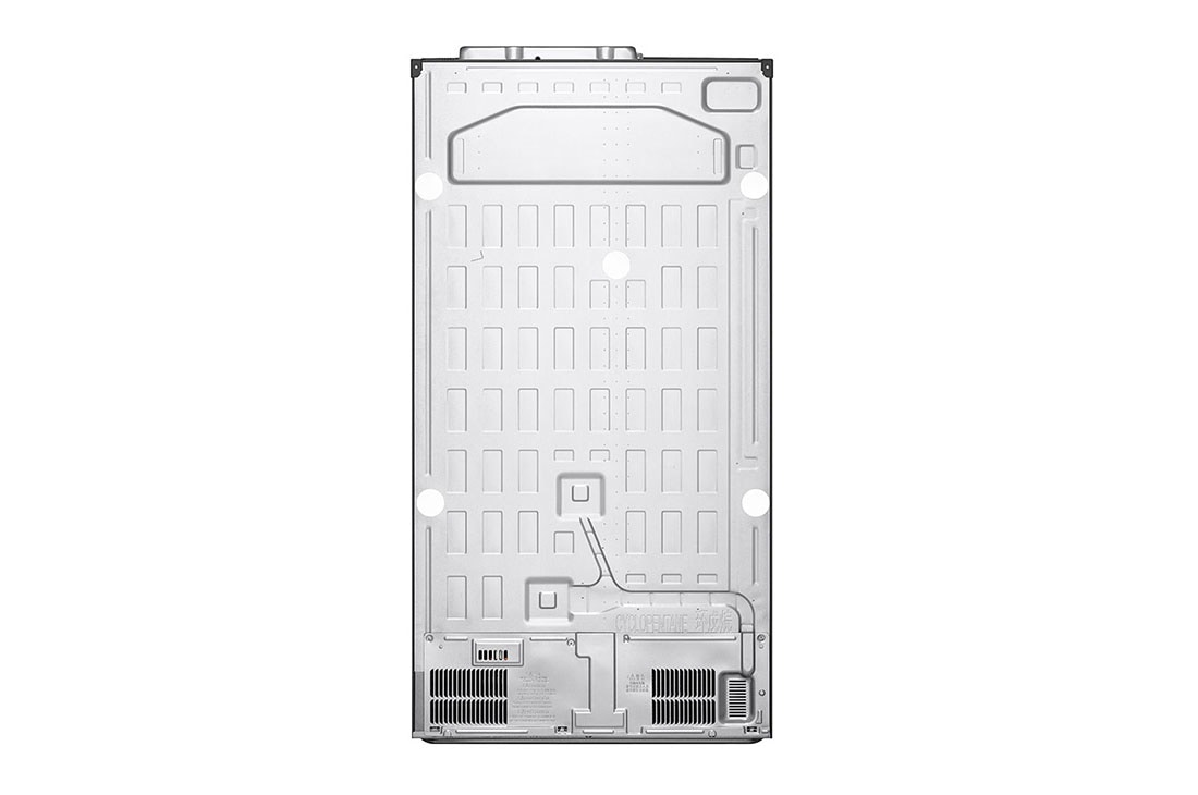 LG 635 l No-Frost Side-by-Side InstaView Door-in-Door™ ledusskapis, platums 91,3 cm, augstums 179 cm, Total No Frost, skats no aizmugures, GSXV90MBAE, thumbnail 15