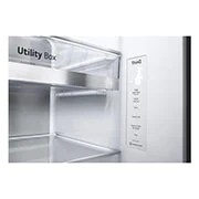 LG 635 l No-Frost Side-by-Side Door-in-Door™ ledusskapis, platums 91,3 cm, augstums 179 cm , dozatora skats, GSJV90BSAE, thumbnail 5
