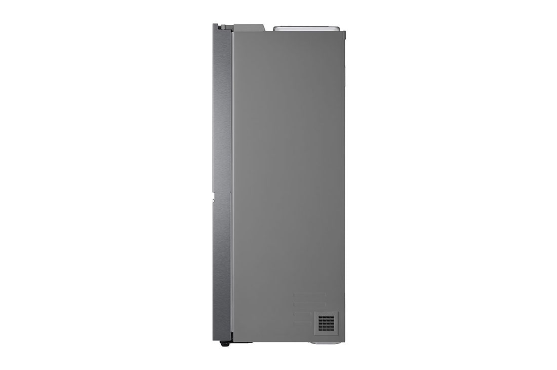 LG Side by side ledusskapis | 655L | augstums 1.79m | platums 91.3cm | Pelēks |F klase| WiFi | DoorCooling | Total No Frost | GSBV70DSTM, Sānu skats, GSBV70DSTM, thumbnail 11