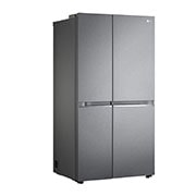 LG Side by side ledusskapis | 655L | augstums 1.79m | platums 91.3cm | Pelēks |F klase| WiFi | DoorCooling | Total No Frost | GSBV70DSTM, skats no labās puses, GSBV70DSTM, thumbnail 10