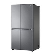 LG Side by side ledusskapis | 655L | augstums 1.79m | platums 91.3cm | Pelēks |F klase| WiFi | DoorCooling | Total No Frost | GSBV70DSTM, skats no kreisās puses, GSBV70DSTM, thumbnail 9