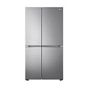 LG Side by side ledusskapis | 655L | augstums 1.79m | platums 91.3 cm | Pelēks |E klase| WiFi | DoorCooling | Total No Frost | GSBV70PZTE, Skats no priekÅ¡puses, GSBV70PZTE, thumbnail 1