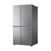 LG Side by side ledusskapis | 655L | augstums 1.79m | platums 91.3 cm | Pelēks |E klase| WiFi | DoorCooling | Total No Frost | GSBV70PZTE, skats no labās puses, GSBV70PZTE, thumbnail 10