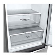 LG Ledusskapis | 1.86m | 341L | Tumši pelēks | D klase | DoorCooling | Total No Frost | GBB61PZGGN, GBB61PZGGN, GBB61PZGGN, thumbnail 3