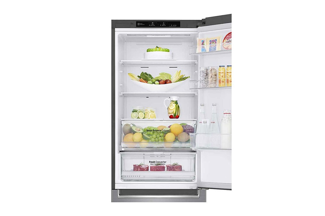 LG Ledusskapis | 1.86m | 341L | Tumši pelēks | D klase | DoorCooling | Total No Frost | GBB61PZGGN, GBB61PZGGN, GBB61PZGGN, thumbnail 6