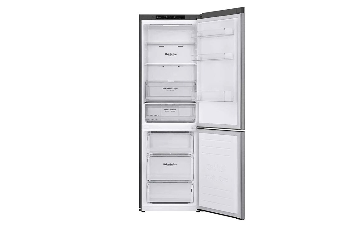 LG Ledusskapis | 1.86m | 341L | Tumši pelēks | D klase | DoorCooling | Total No Frost | GBB61PZGGN, GBB61PZGGN, GBB61PZGGN, thumbnail 7