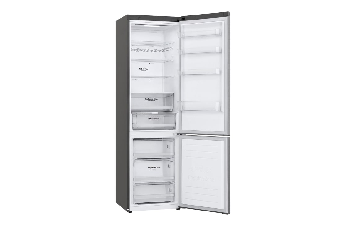 LG Ledusskapis | 2.03m | 384L | Tumši pelēks | D klase | DoorCooling | Total No Frost | GBB62PZFGN, GBB62PZFGN, GBB62PZFGN, thumbnail 13