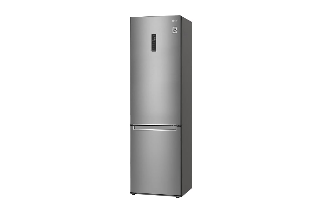 LG Ledusskapis | 2.03m | 384L | Pelēks | D klase | DoorCooling | Total No Frost | GBB72SAUGN, GBB72SAUGN, thumbnail 2