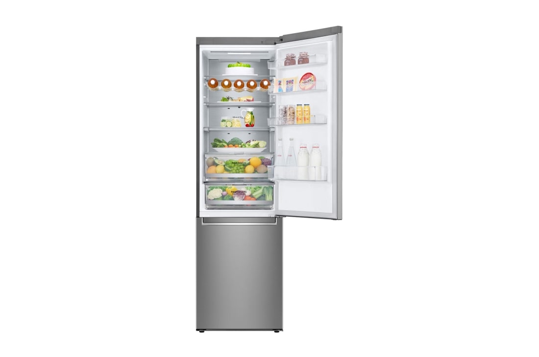 LG Ledusskapis | 2.03m | 384L | Pelēks | D klase | DoorCooling | Total No Frost | GBB72SAUGN, GBB72SAUGN, thumbnail 4