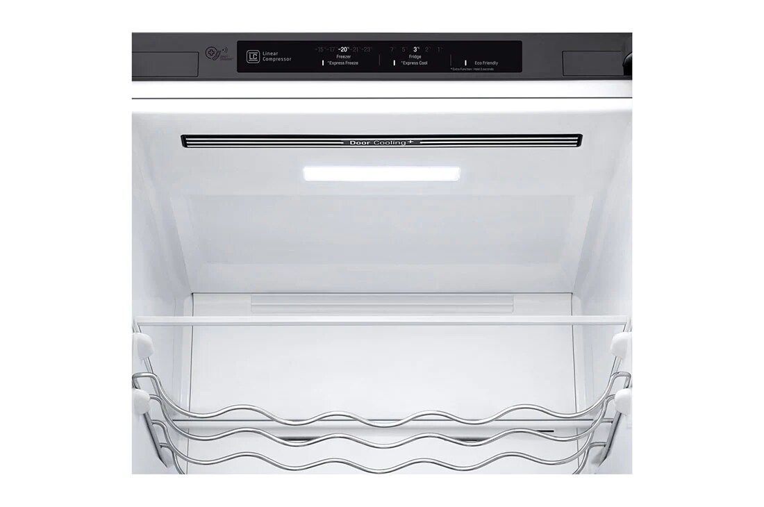 LG Ledusskapis | 2.03m | 384L |Tumši pelēks | D klase | DoorCooling | Total No Frost | GBB62PZGGN, GBB62PZGGN, thumbnail 4