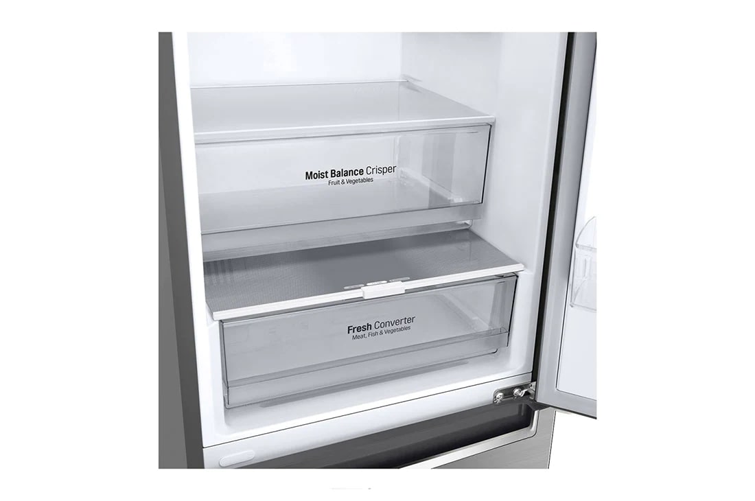 LG Ledusskapis | 2.03m | 384L |Tumši pelēks | D klase | DoorCooling | Total No Frost | GBB62PZGGN, GBB62PZGGN, thumbnail 7