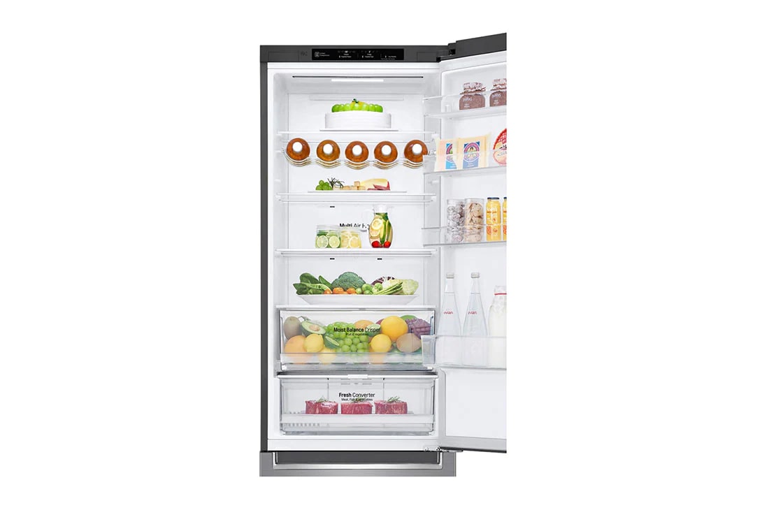 LG Ledusskapis | 2.03m | 384L |Tumši pelēks | D klase | DoorCooling | Total No Frost | GBB62PZGGN, GBB62PZGGN, thumbnail 9