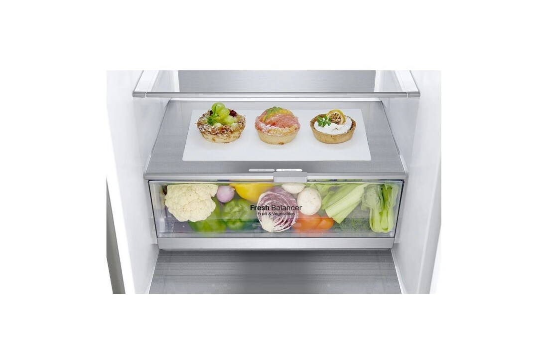 LG Ledusskapis | 2.03m | 384L | Gaiši pelēks | D klase | DoorCooling | Total No Frost | GBB72NSUGN, GBB72NSUGN, GBB72NSUGN, thumbnail 6