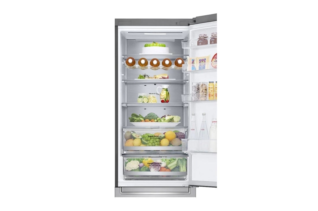 LG Ledusskapis | 2.03m | 384L | Gaiši pelēks | D klase | DoorCooling | Total No Frost | GBB72NSUGN, GBB72NSUGN, GBB72NSUGN, thumbnail 8